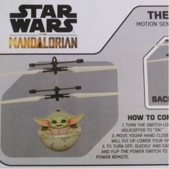 Star Wars Mandalorian The Child Motion Sensing
Helicopter Baby Yoda World Tech - Picture 6 of 11
